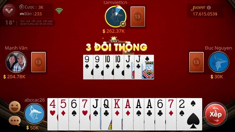 Bật mí cách chơi Sâm Lốc King88 chuẩn cao thủ – Tân binh cũng thắng đậm 7 So sánh Sâm Lốc và Tiến Lên